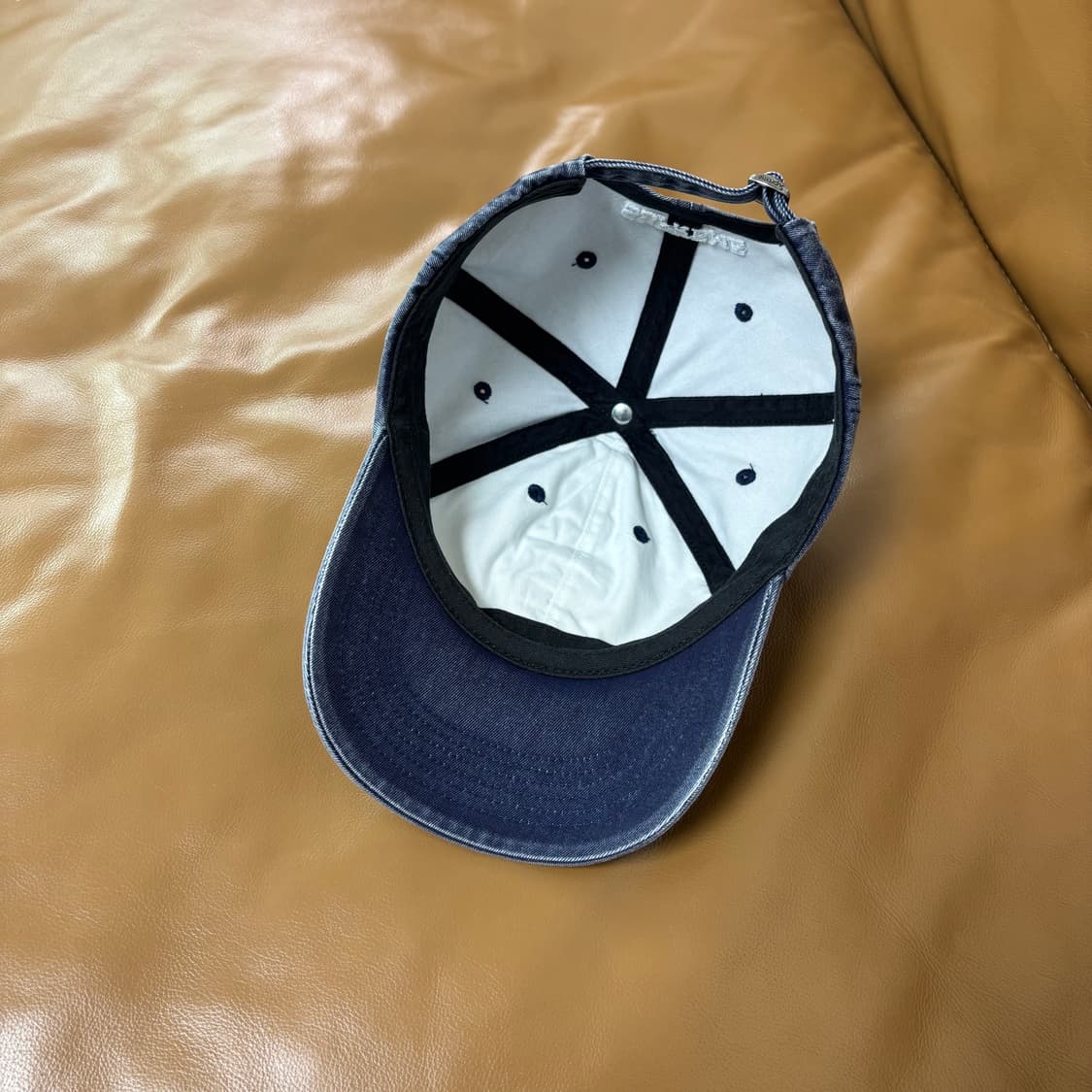 Supreme 슈프림 23fw 피그먼트 네이비 S로고 6패널 볼캡 모자 상품이미지7