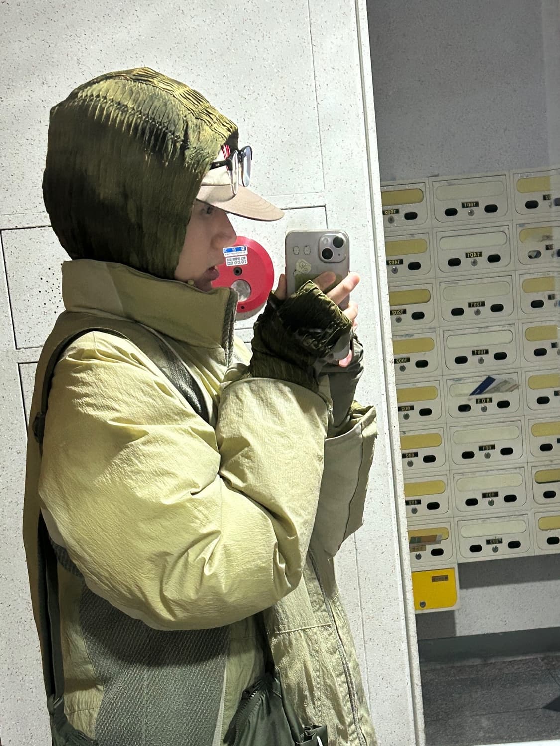 [3] xlim ep4 01 DOWN JACKET 패딩 그린색상 상품이미지9