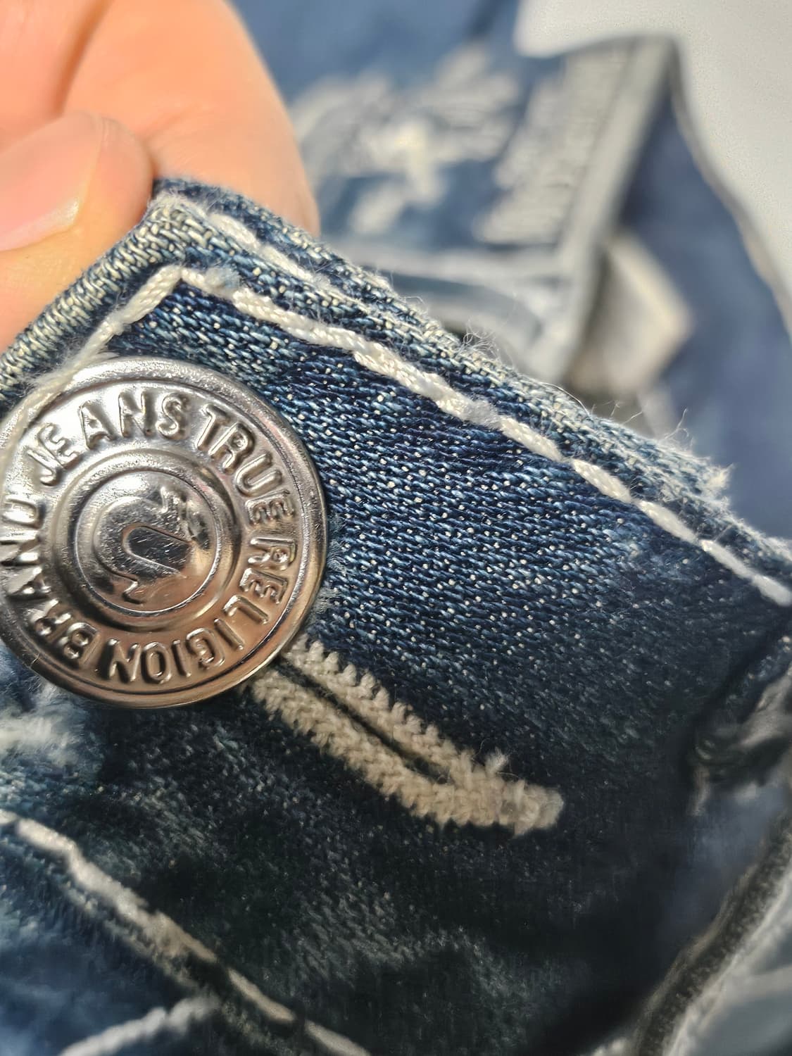 트루릴리젼 스트레이트 핏 데님 팬츠 32 상품이미지3