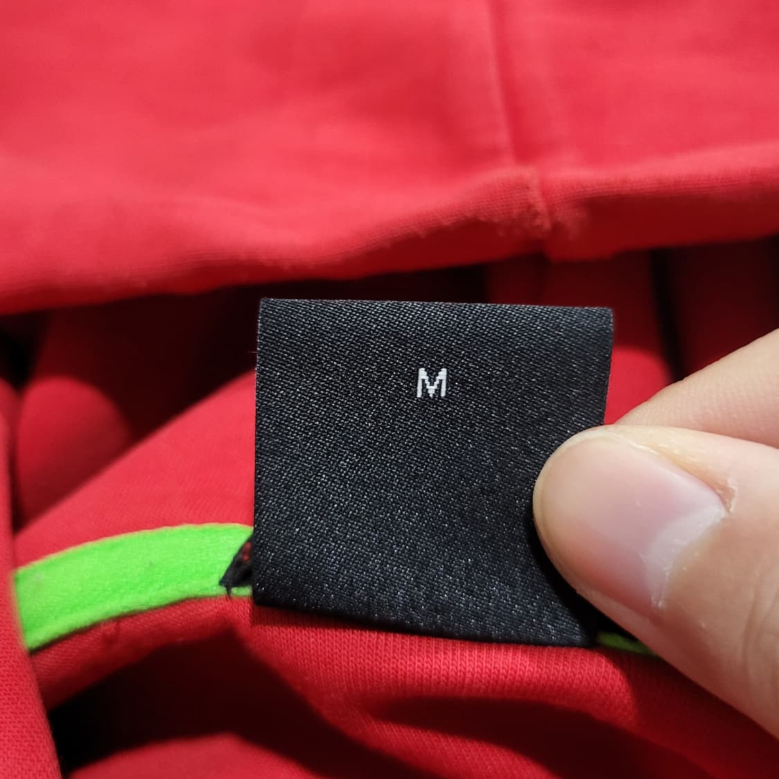 휴고보스 로고 후드티 레드 (M) 상품이미지5