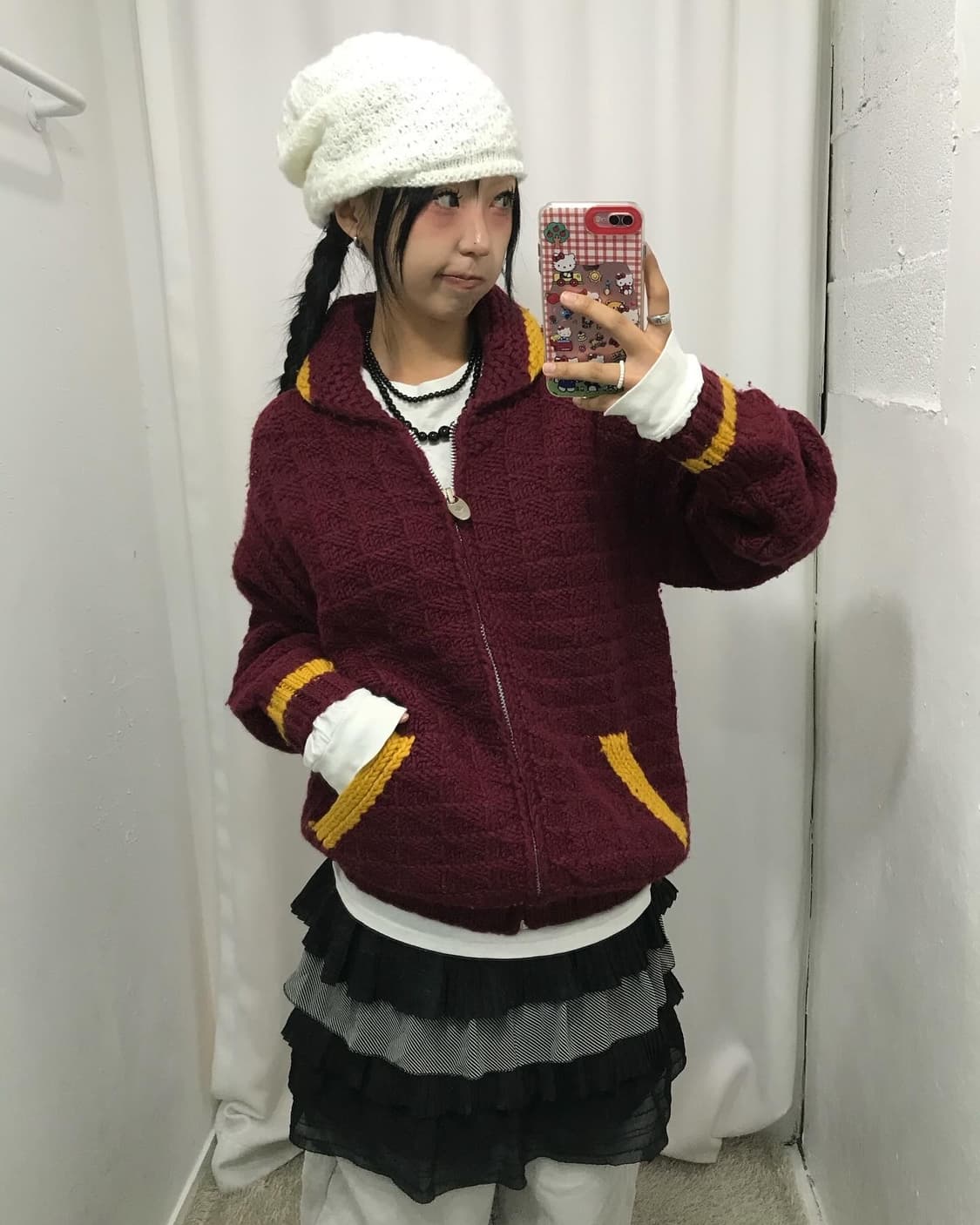 Vintage Cowichan Knit Zip-Up 상품이미지5