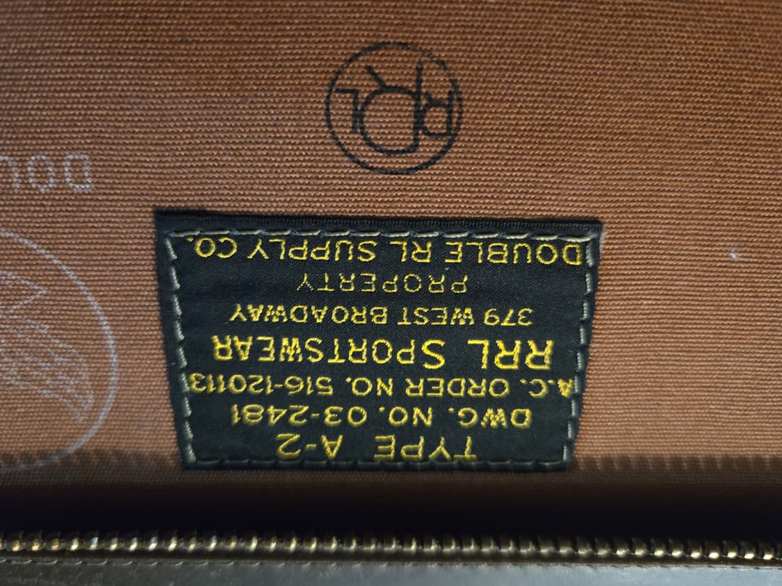 RRL DOUBLE RL 더블알엘 빈티지 레더 지퍼 도큐먼트 케이스 상품이미지6