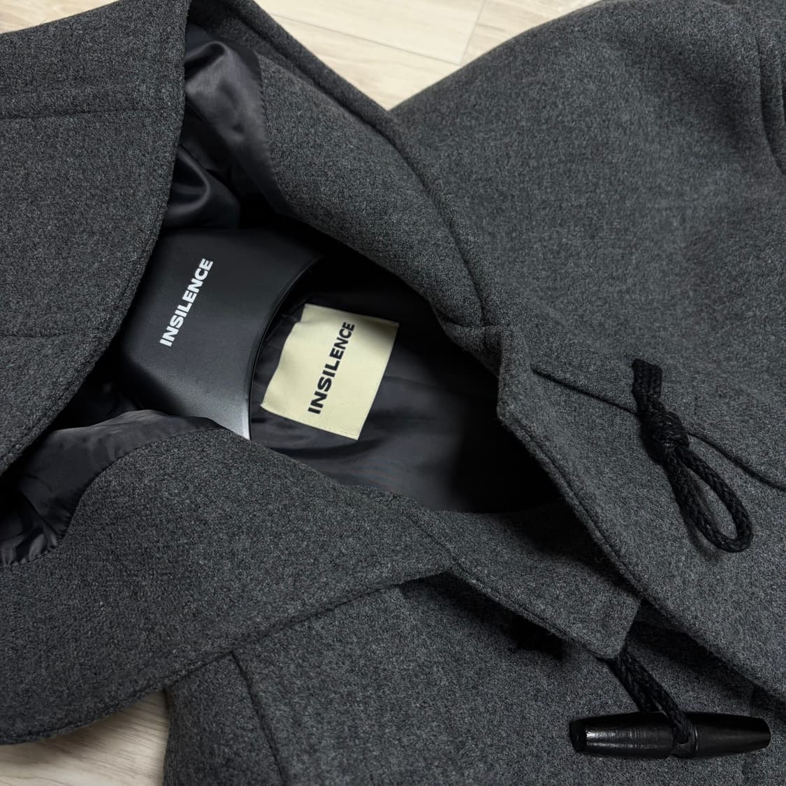 [S] 인사일런스 오버사이즈 더플 코트 상품이미지1