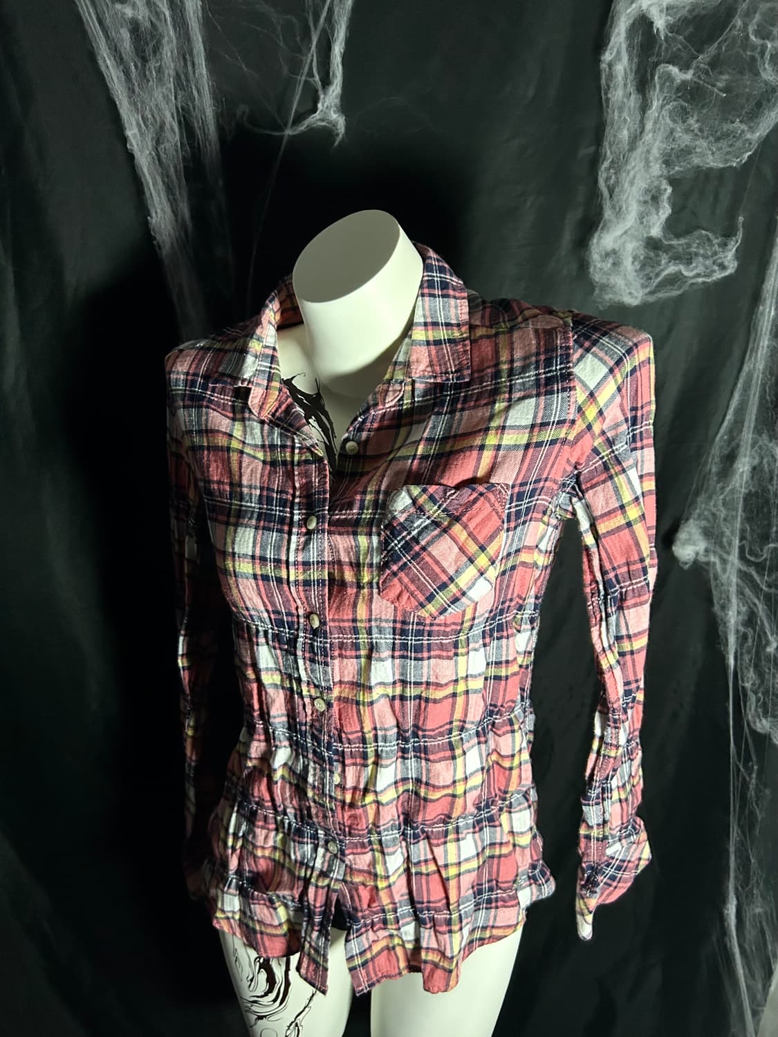 Backnumber pink check shirts  상품이미지1