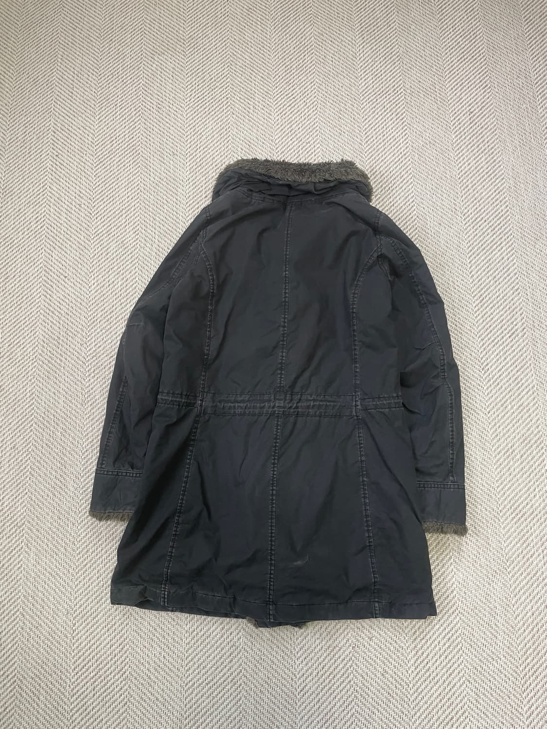 존불 퍼 트리밍 코튼 파카 코트 J03577 상품이미지8