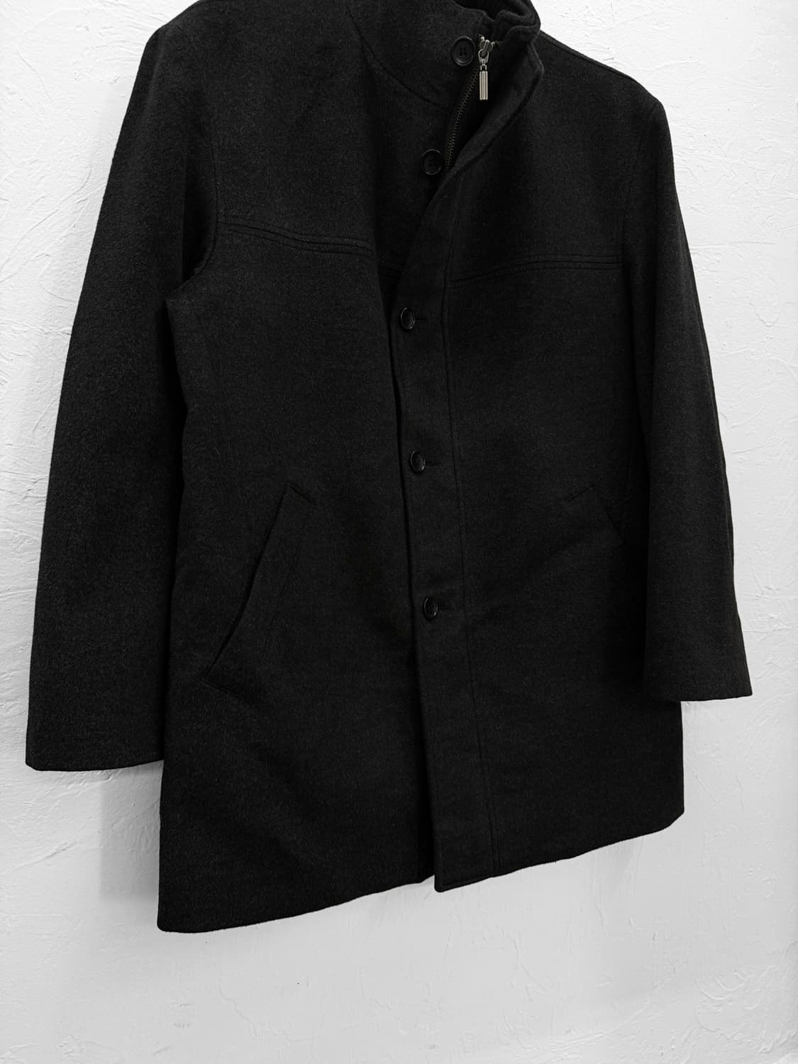 kansai yamamoto 캐시미어 울 하프 코트 상품이미지3