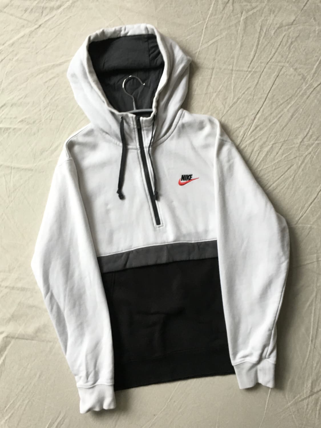 나이키 배색 후드 반집업 상품이미지3