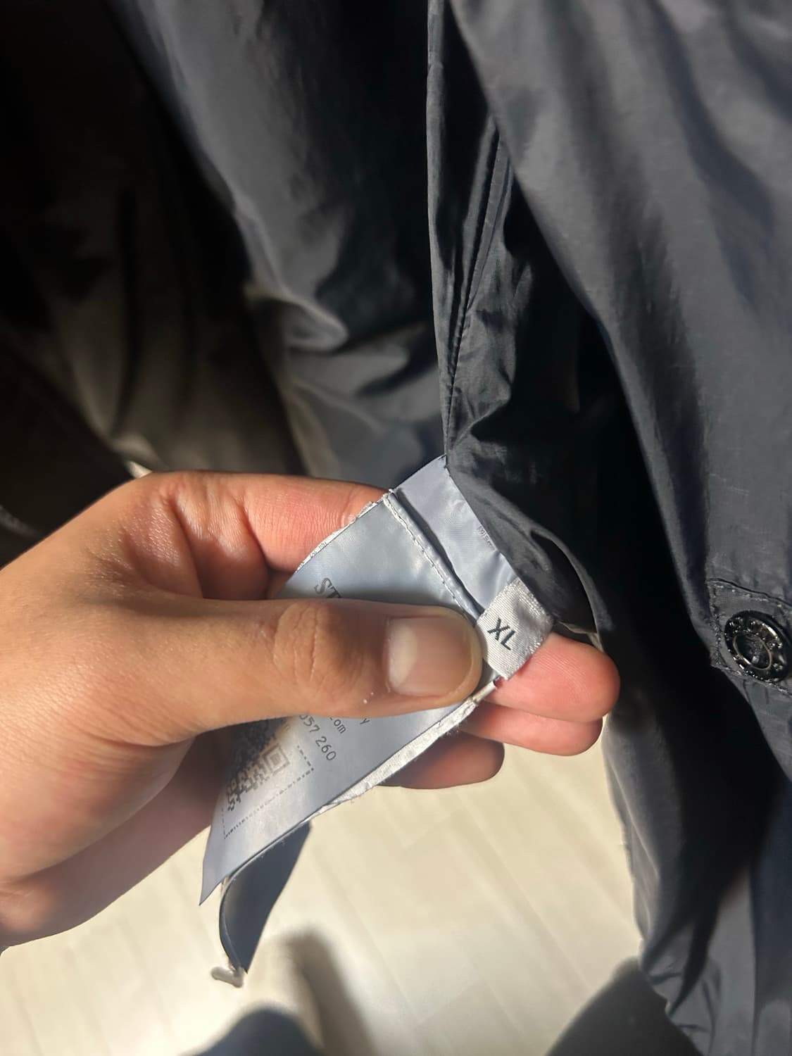 스톤아일랜드 크링클랩스 패딩 XL 블랙 상품이미지6