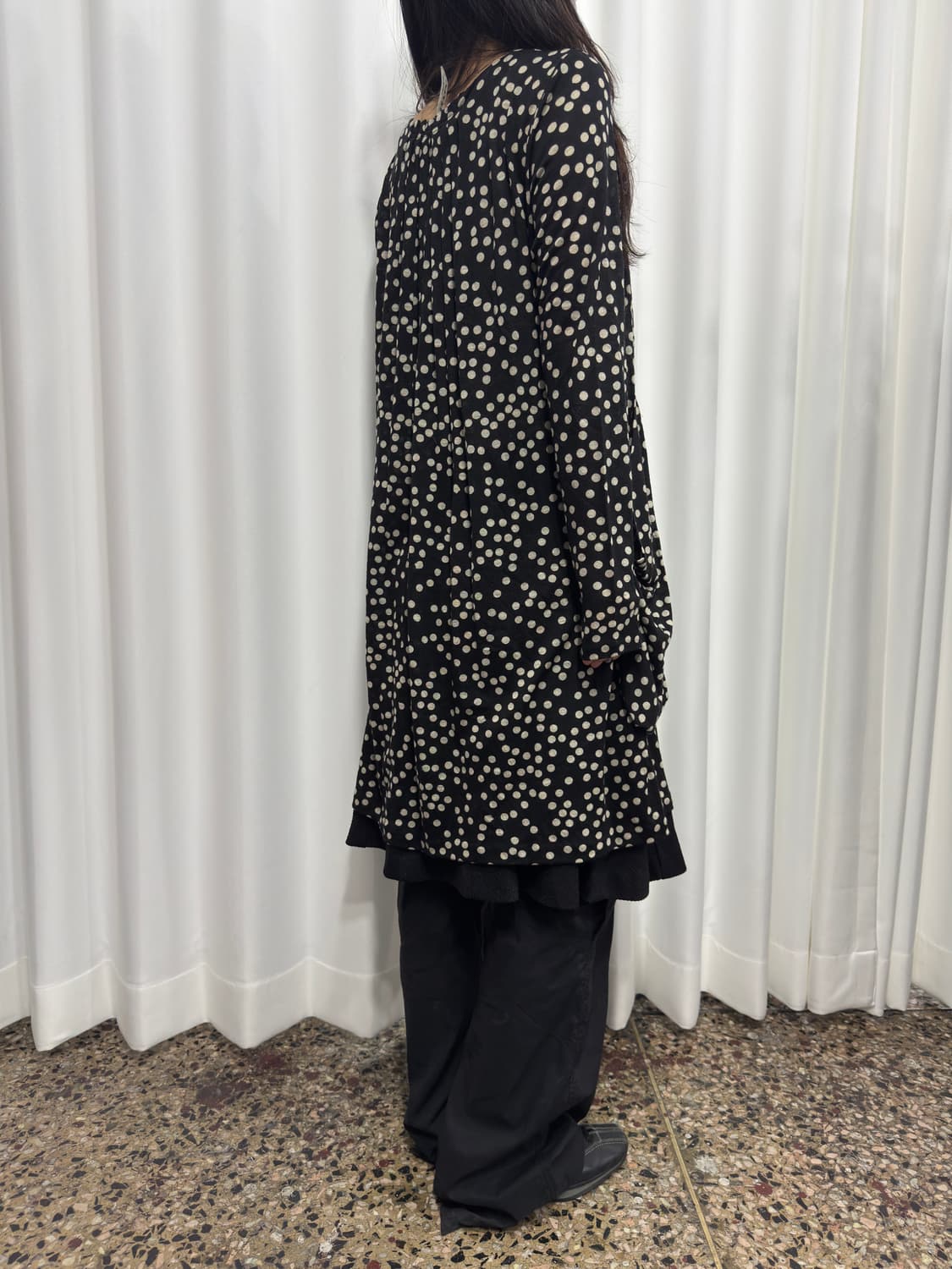 sunao kuwahara dot knit onepiece  상품이미지5