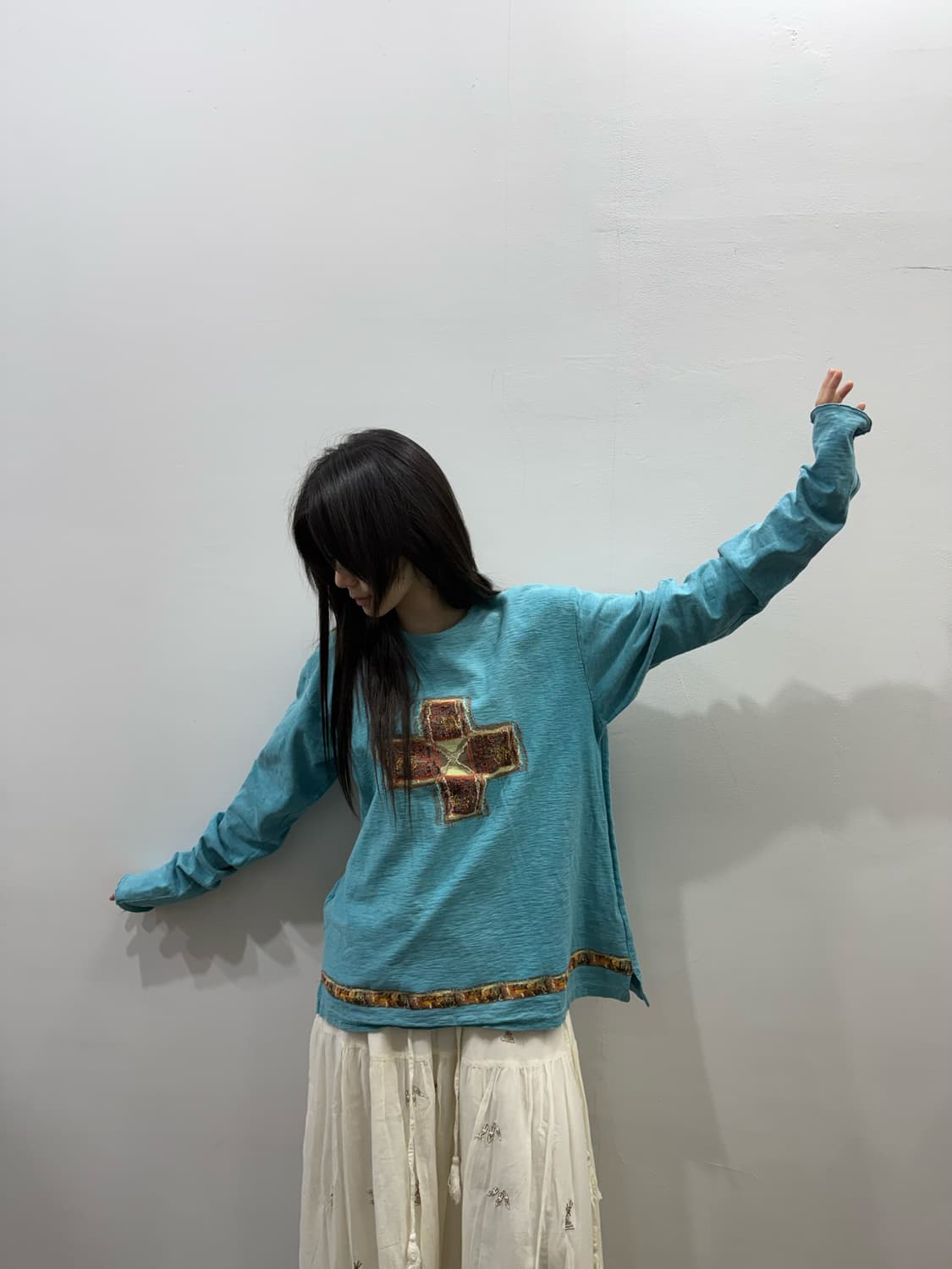 캐피탈 오버핏 롱 슬리브 상품이미지1