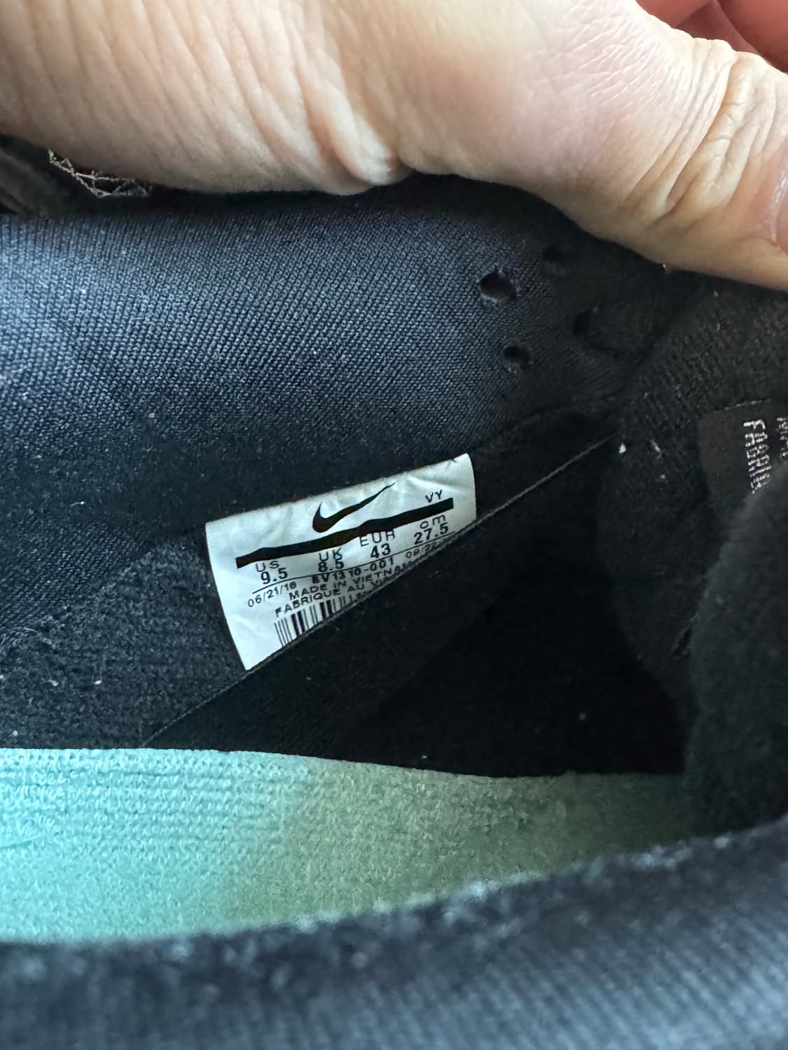 나이키 SB dunk low pro 블랙 다이아몬드 275cm 상품이미지8