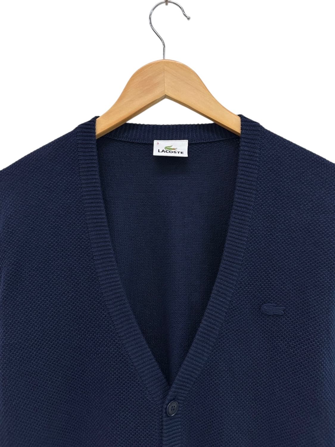 라코스테 가디건 네이비 (3,M) 상품이미지2