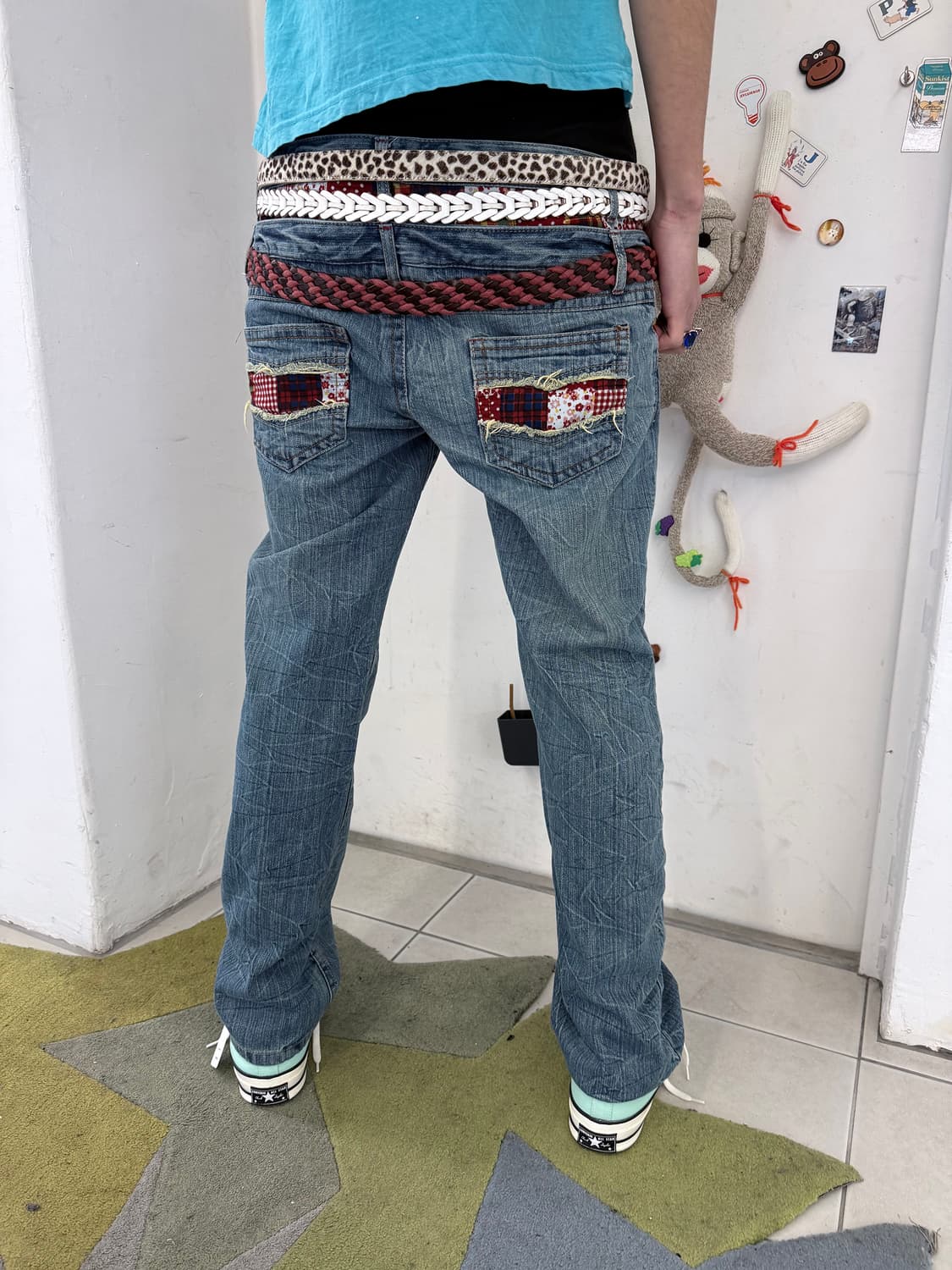 double waist jeans 상품이미지4