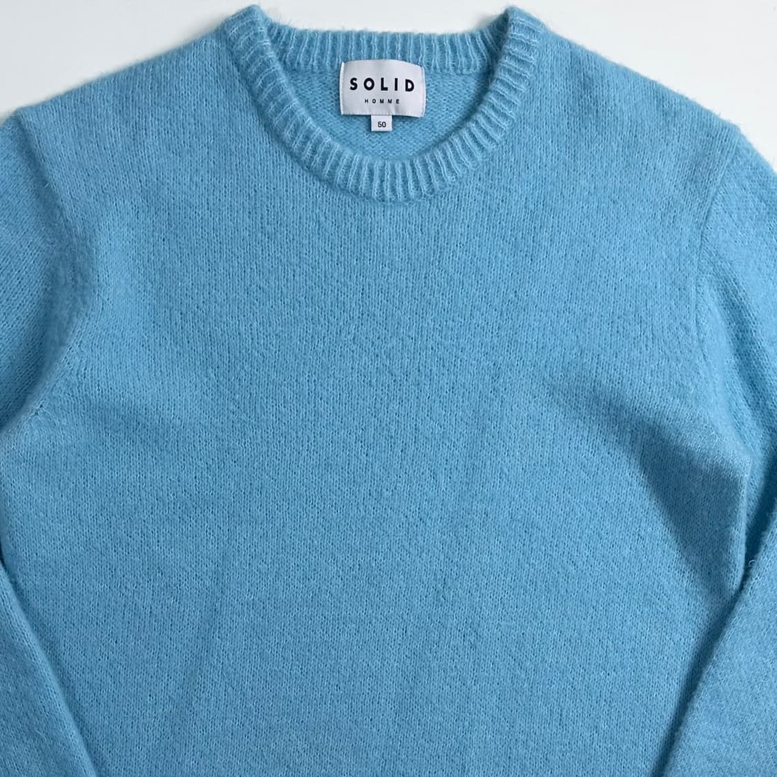 솔리드 옴므 민트 울 니트  상품이미지2