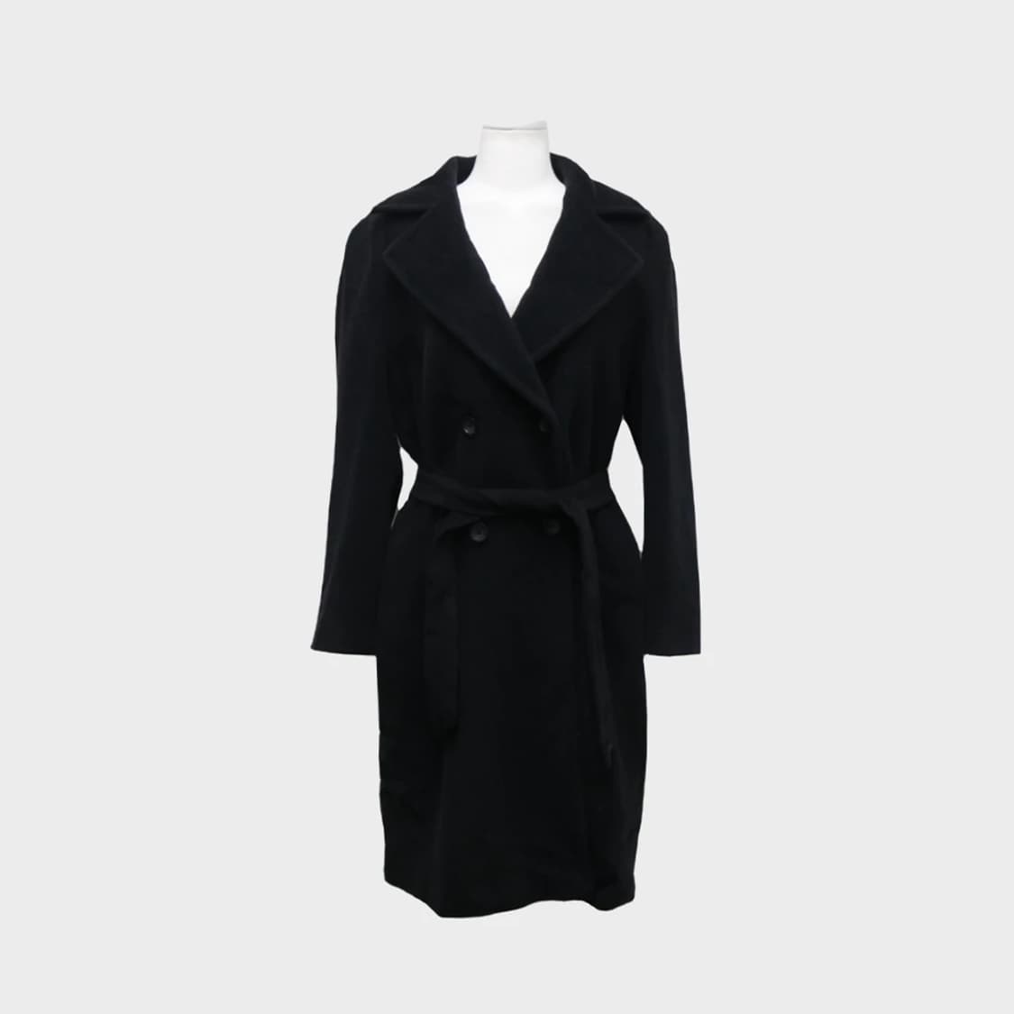 막스마라 캐시미어 울 벨트 롱 코트 62123 상품이미지1