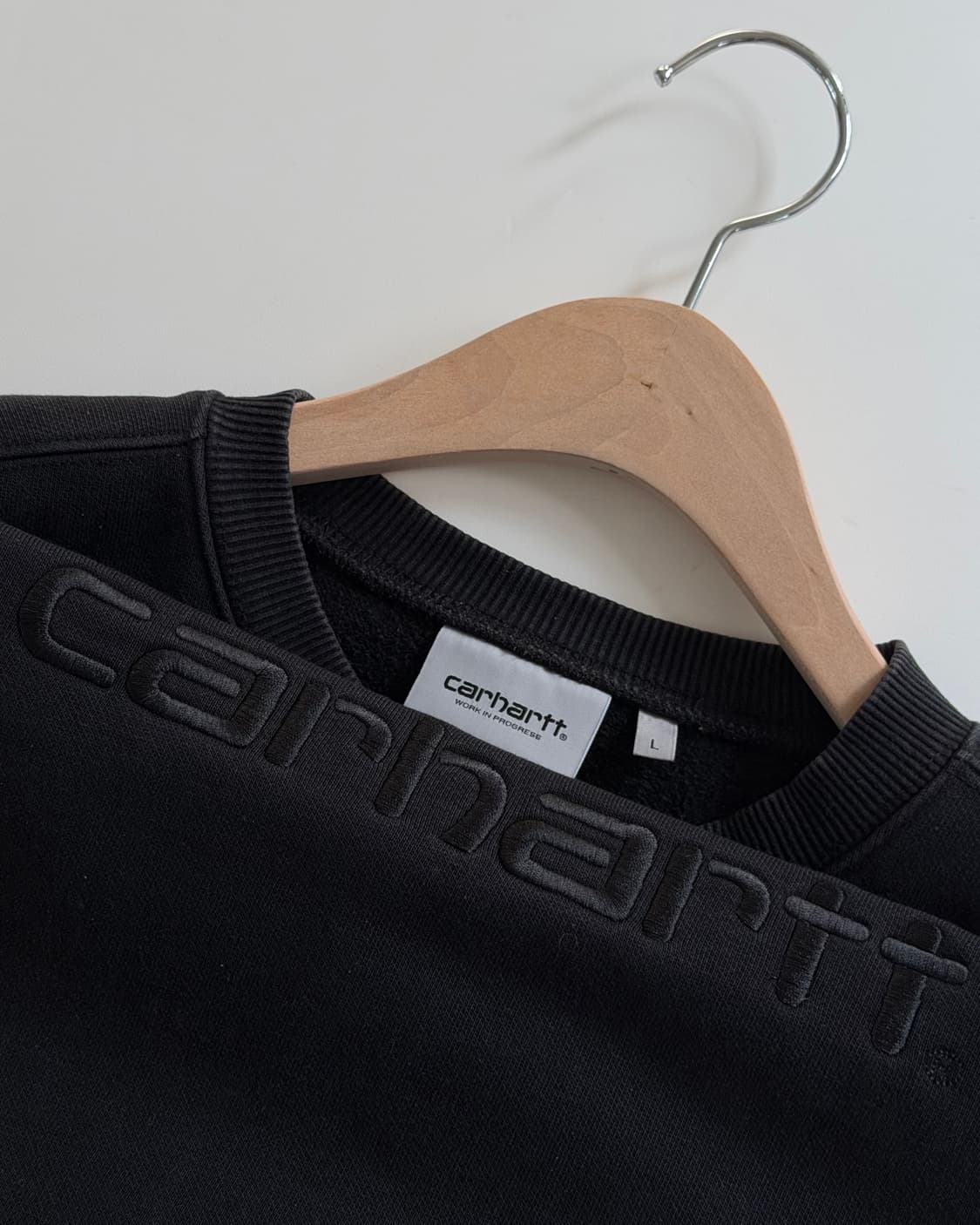Carhartt 칼하트 WIP 블랙컬러 스웻셔츠 맨투맨 상품이미지1