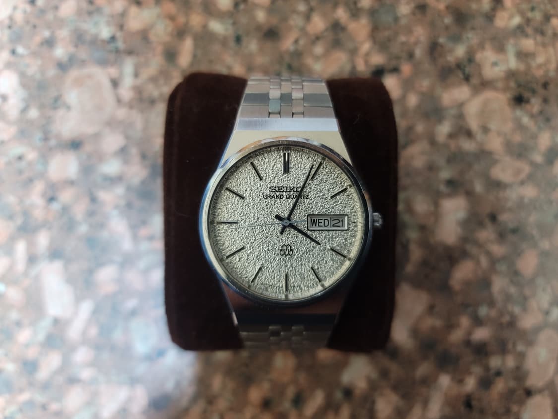 70s 세이코 하이엔드 그랜드 쿼츠 스노우 다이얼 (레어) 시계 상품이미지1