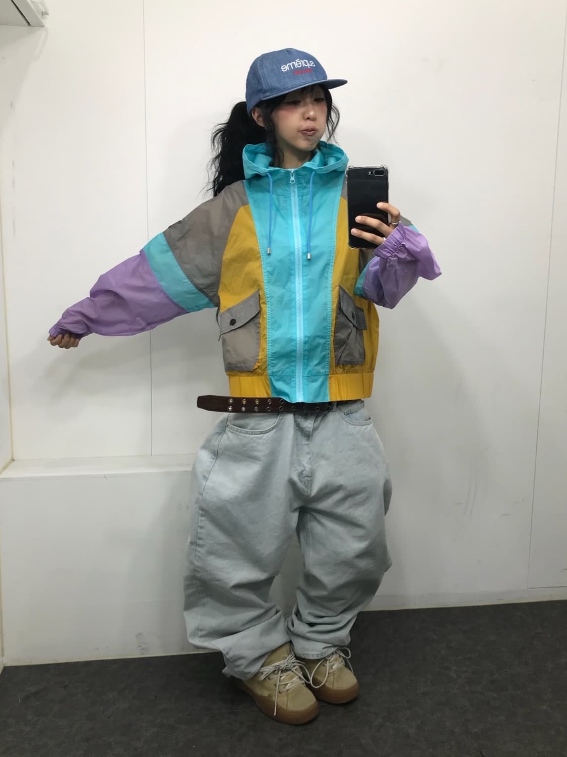 Stussy Color Block Windbreaker JK 상품이미지4