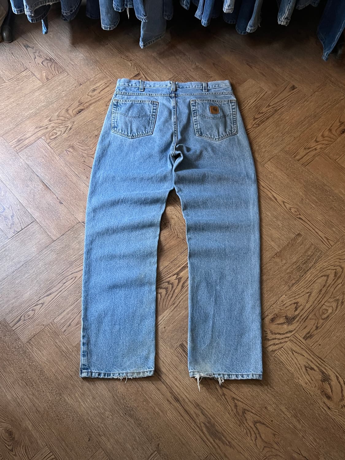 [34]칼하트 USA 빈티지 워싱 워크 데님 팬츠 상품이미지2