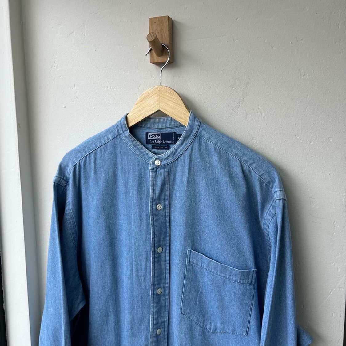 16507 - 폴로 랄프로렌 데님 헨리넥 셔츠 상품이미지1