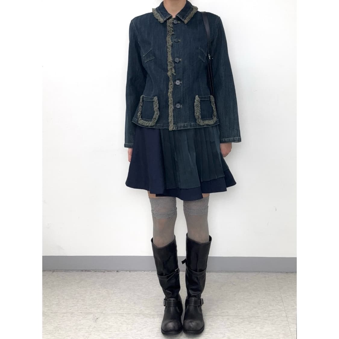 빈티지 데님 자켓 상품이미지2