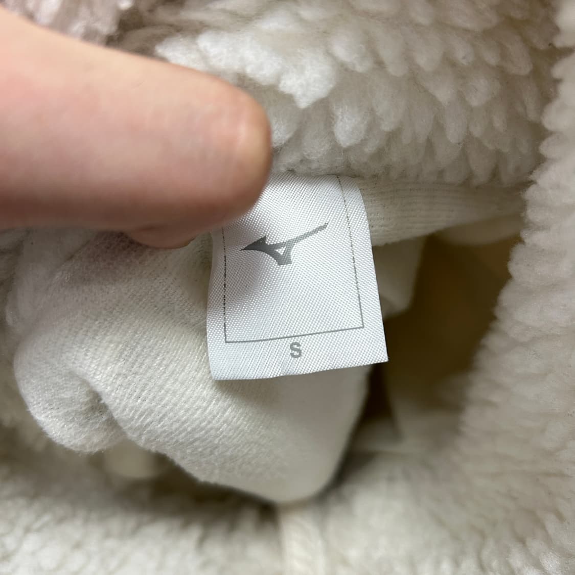 미즈노 크로스키 아이보리 후리스(S) 상품이미지2