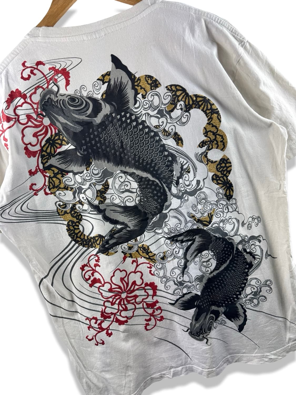 JPN 오리엔탈 코이 프린팅 슬리브1826 상품이미지5