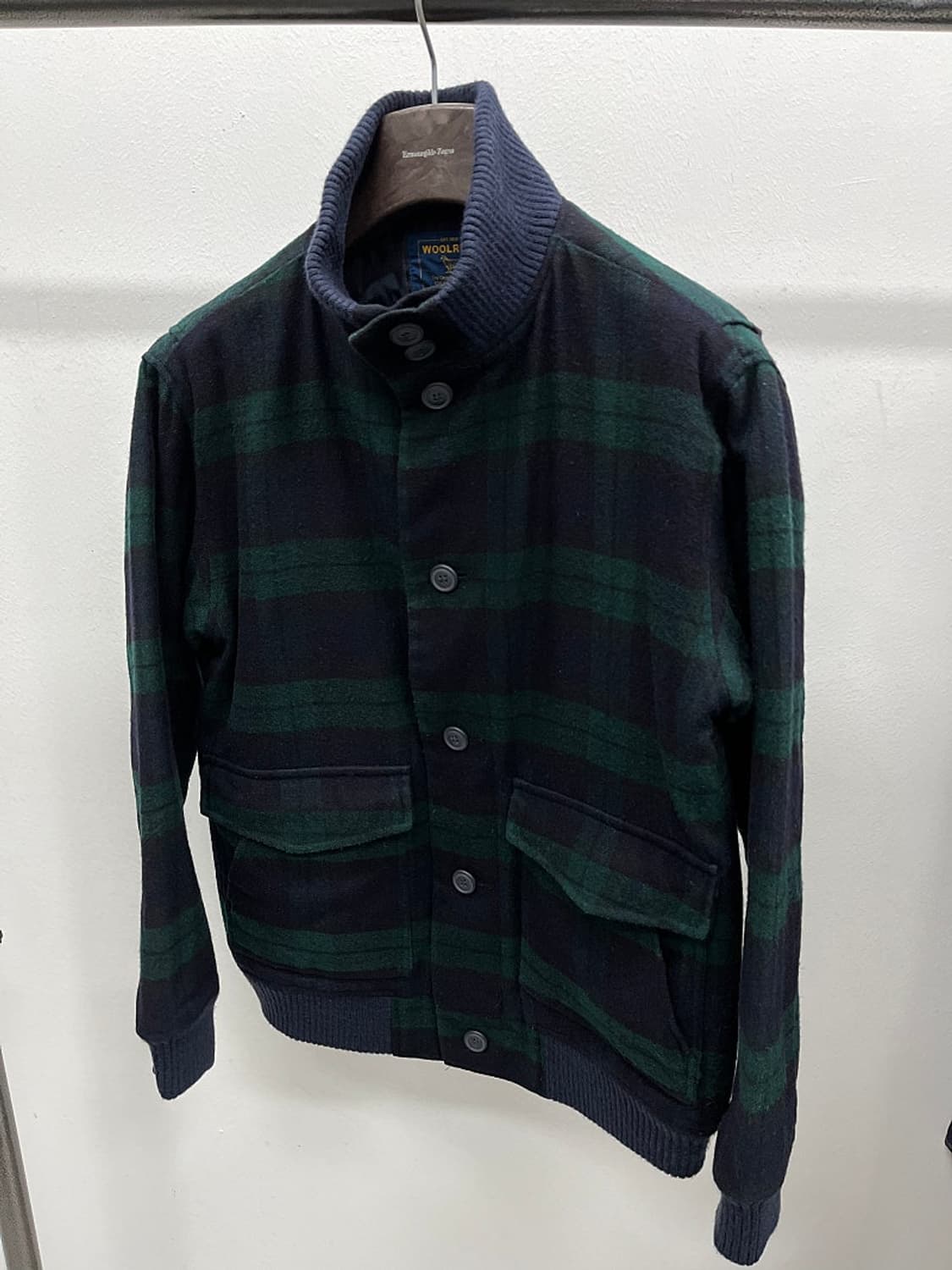 100-105) 울리치 블랙와치 헤링턴 자켓  상품이미지1