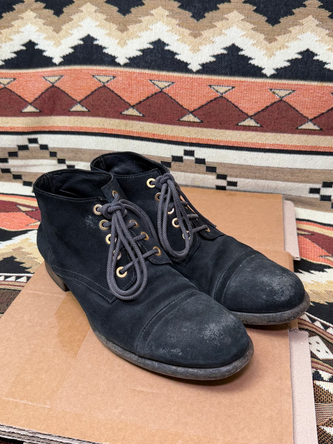 [280]돌체앤가바나 빈티지 스웨이드 부츠 상품이미지1