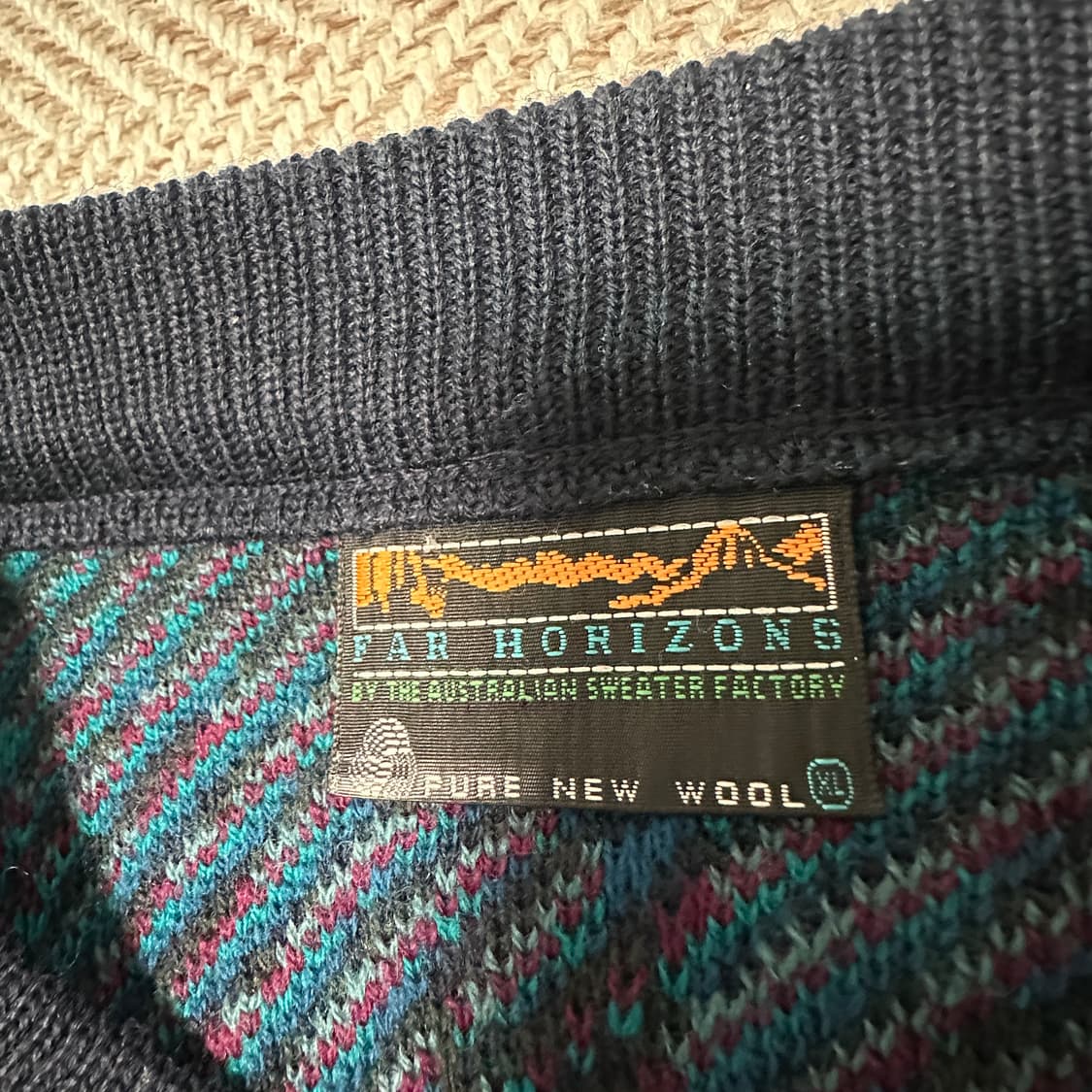 VINTAGE australia made wool knit sweater 상품이미지3