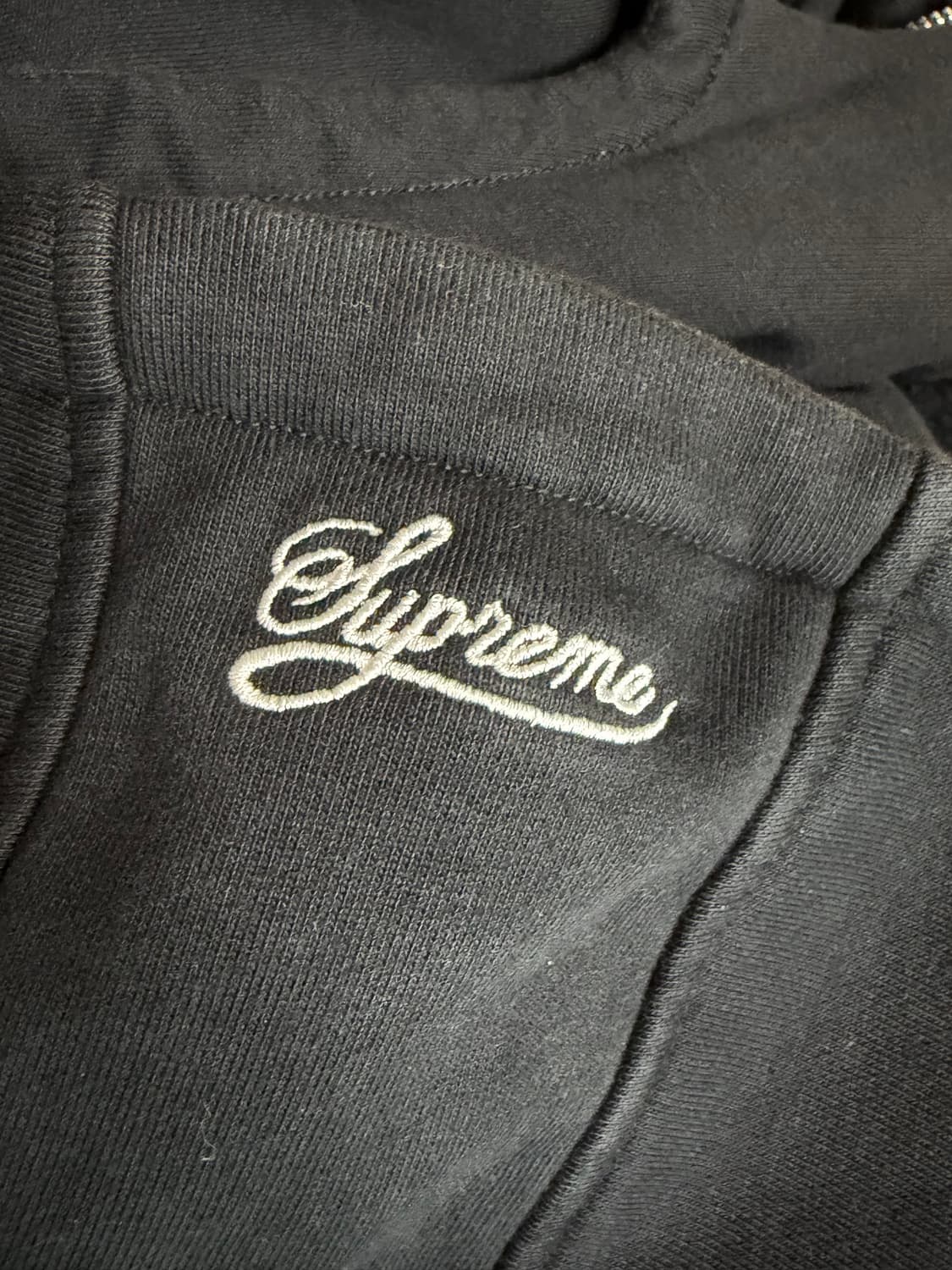 *네고 가능* 슈프림 x 나이키 집업 후드 스웨트셔츠 블랙 25ss 상품이미지8