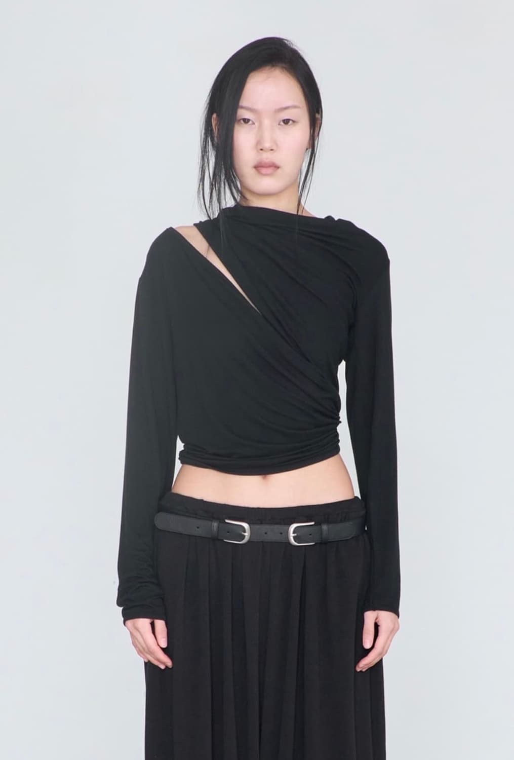 Cerric 세릭 드레이프 랩 가디건 상품이미지1