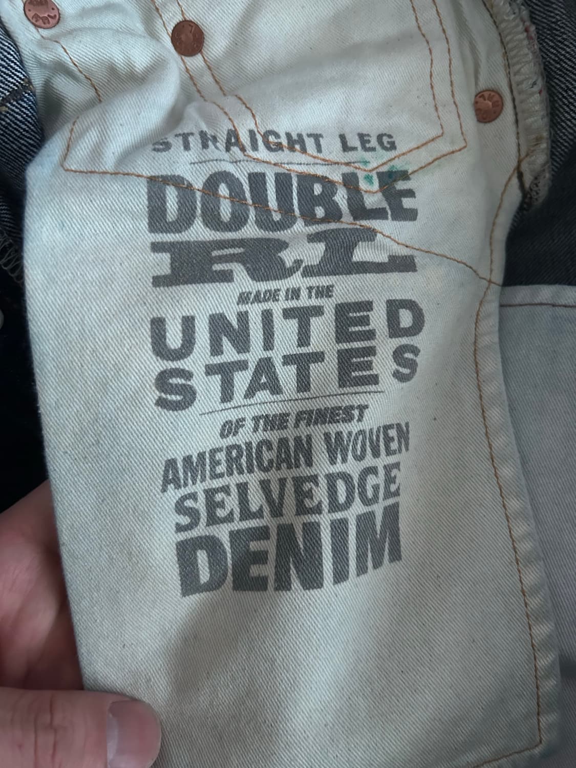 RRL 스트레이트 레그 핏 데님 진 29x30 상품이미지4