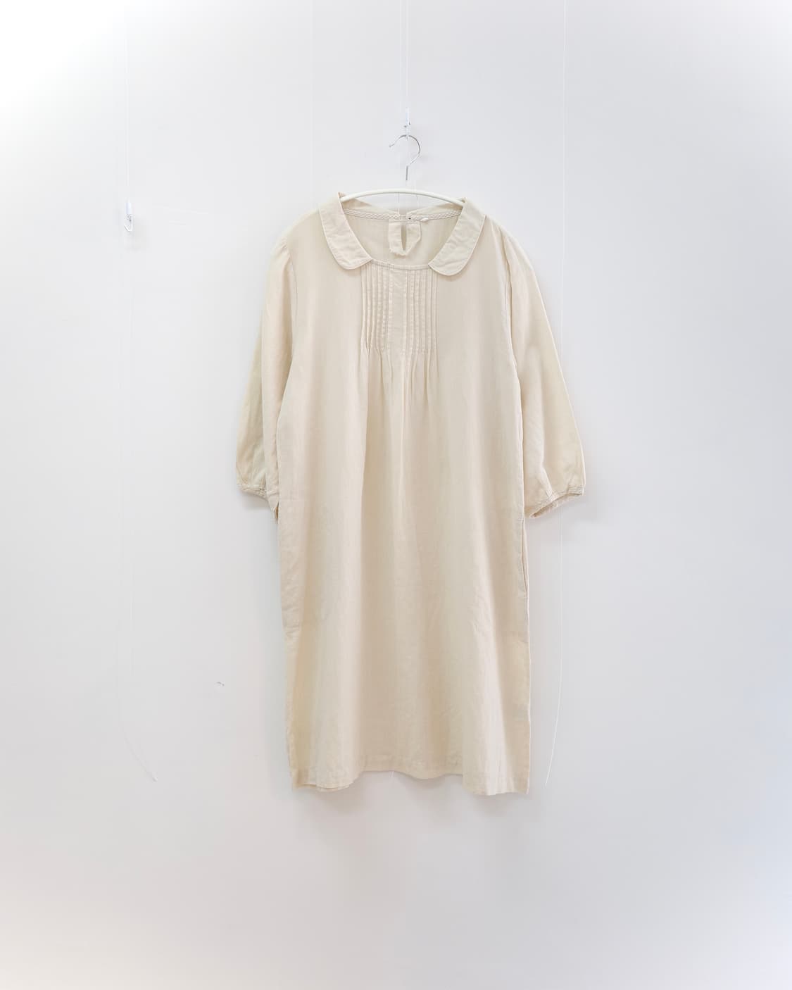 Oatmeal round collar one-piece 상품이미지2