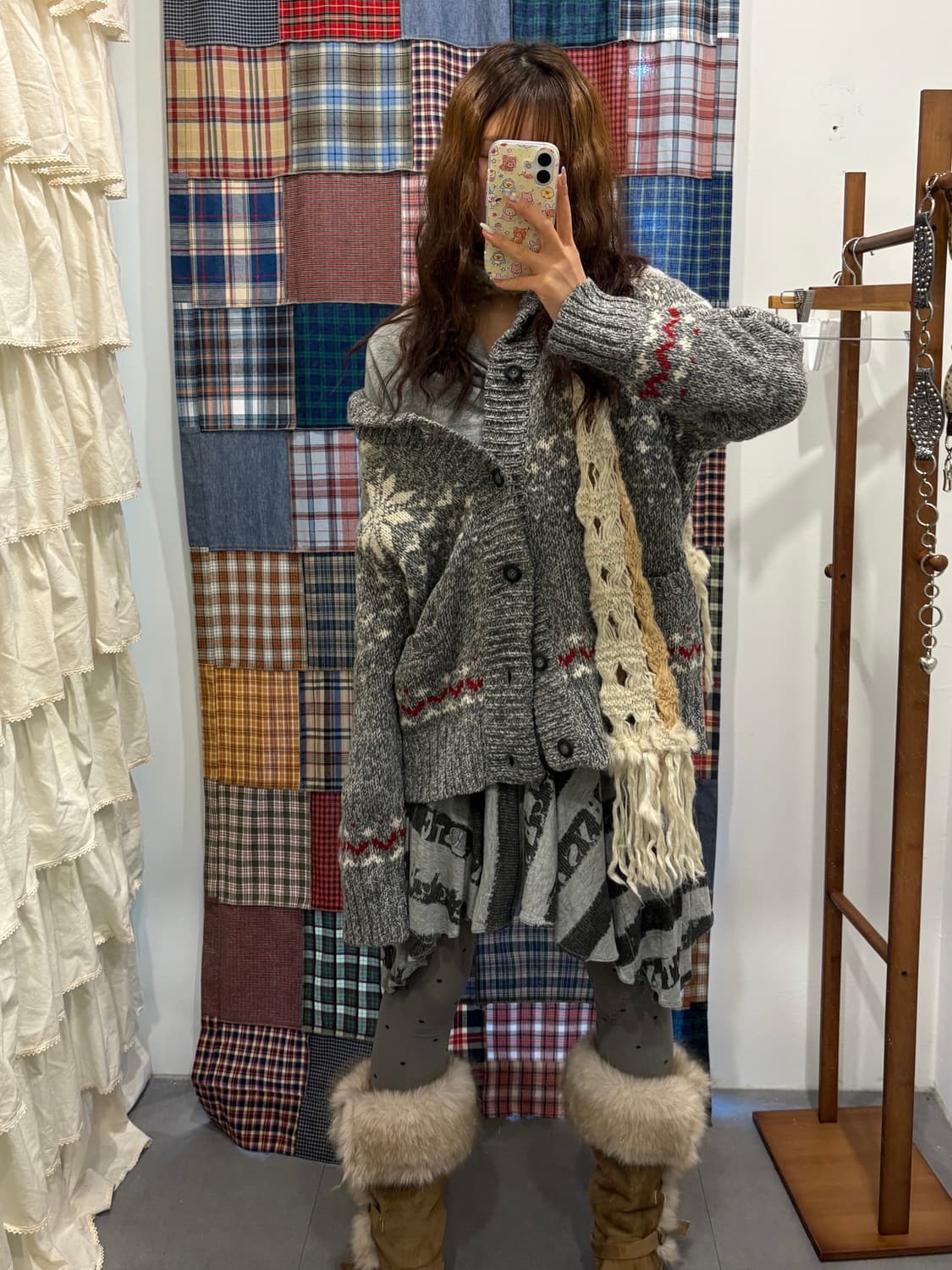 히스테릭그래머 언발 스커트 상품이미지5