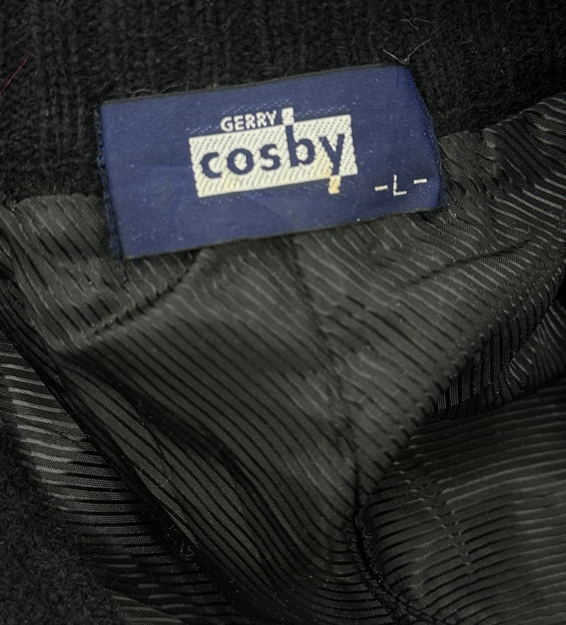 🇺🇸cosby 아가일 패턴 블랙 집업 가디건🇺🇸 빈티지 사와코 상품이미지6