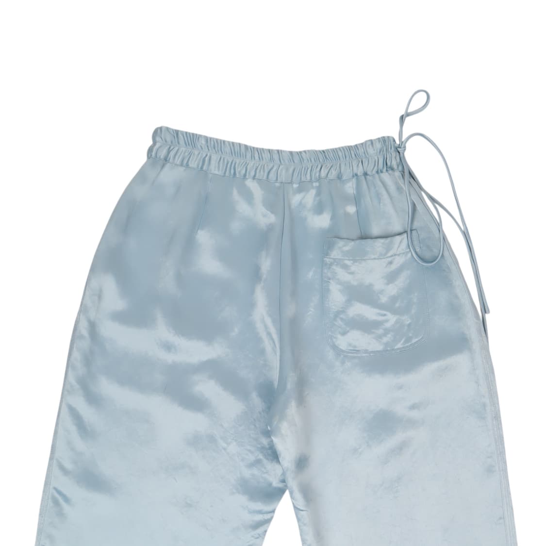 아크네스튜디오 새틴 블루 드로스트링 팬츠 상품이미지5