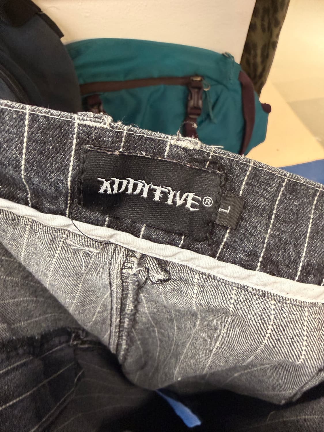 ADDITIVE Japan 스트라이프 패치워크 팬츠 상품이미지5