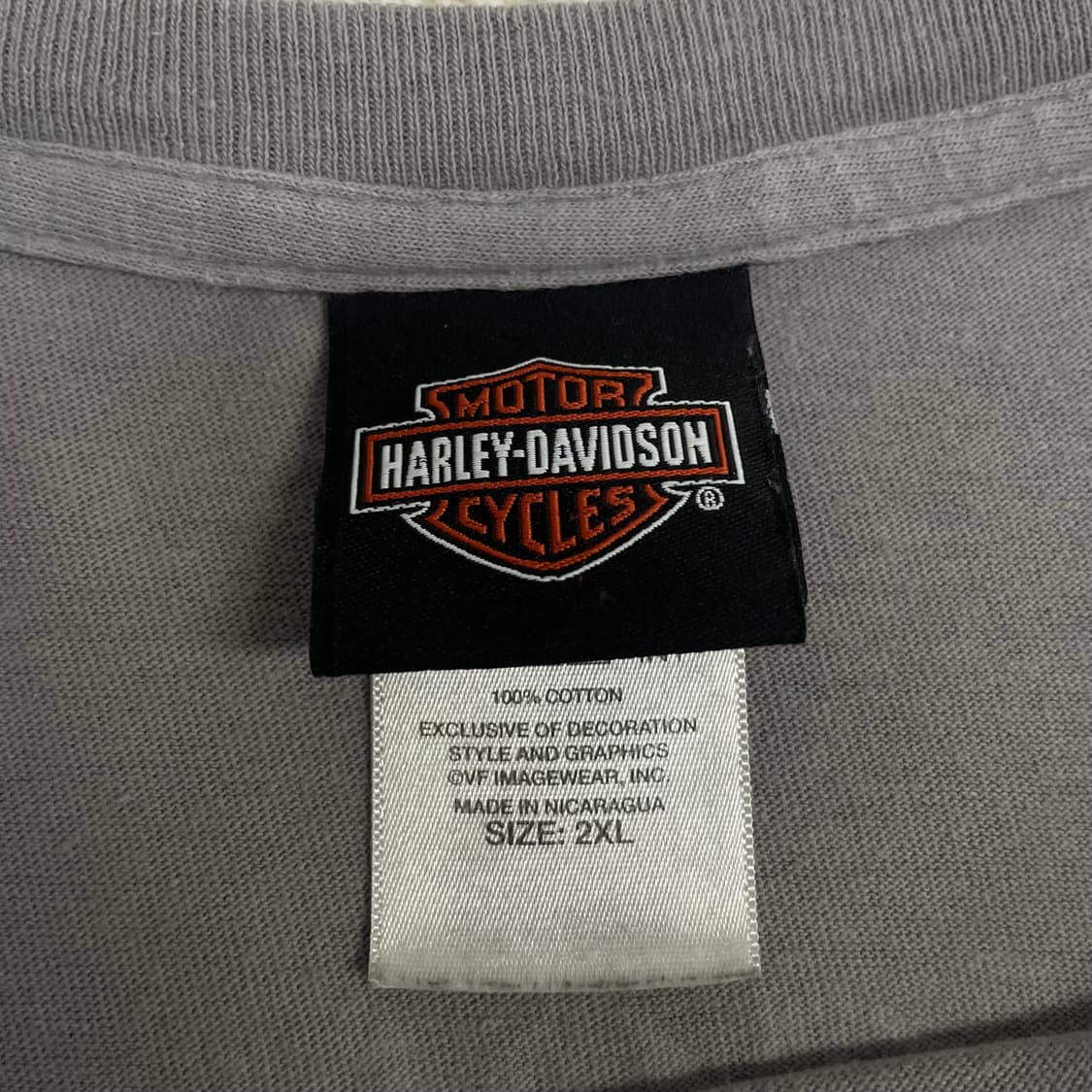 할리데이비슨 스컬 롱슬리브 그레이 상품이미지5