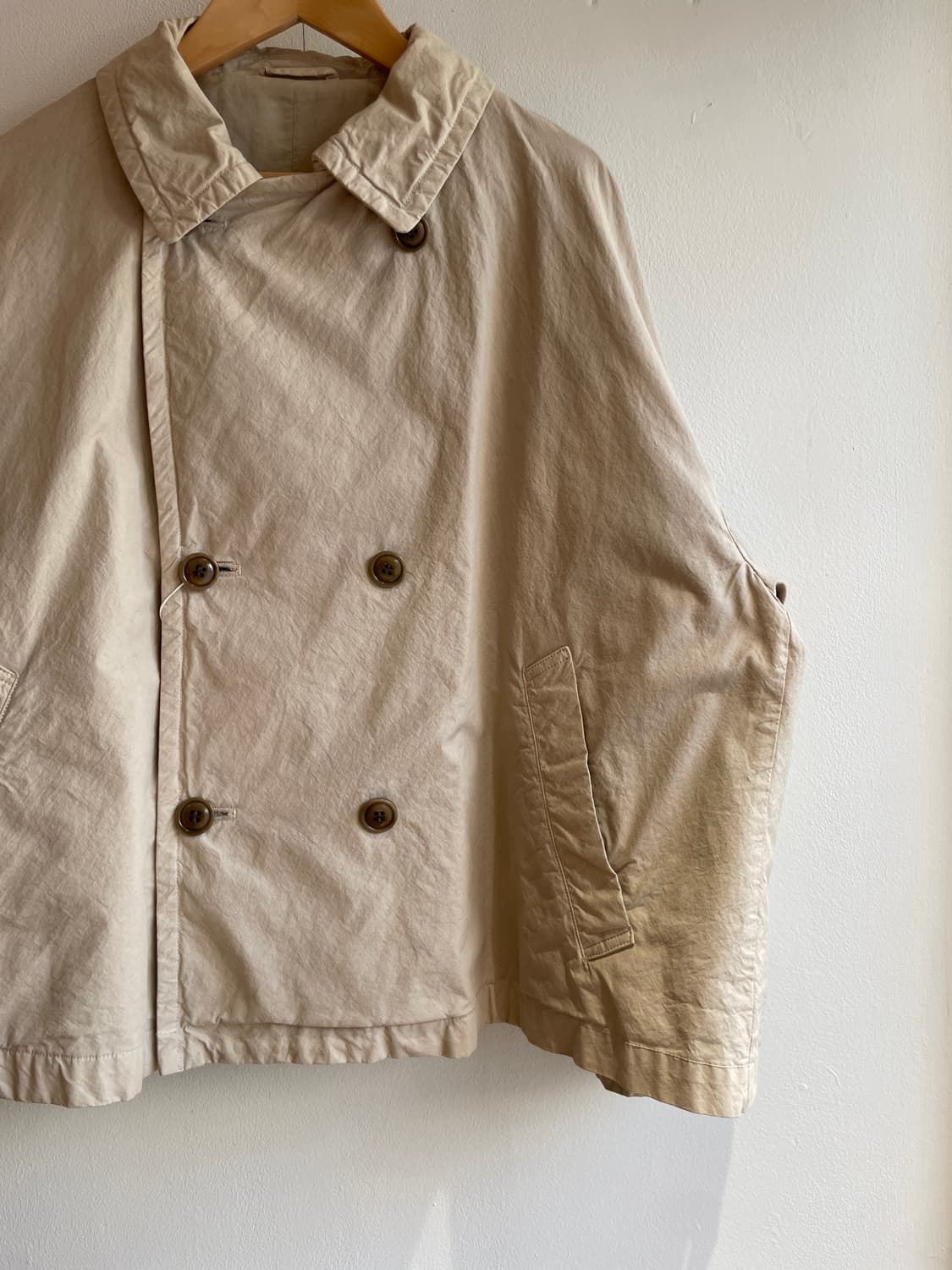 네스트 로브 수피마 코튼 쇼츠 트렌치코트 상품이미지2