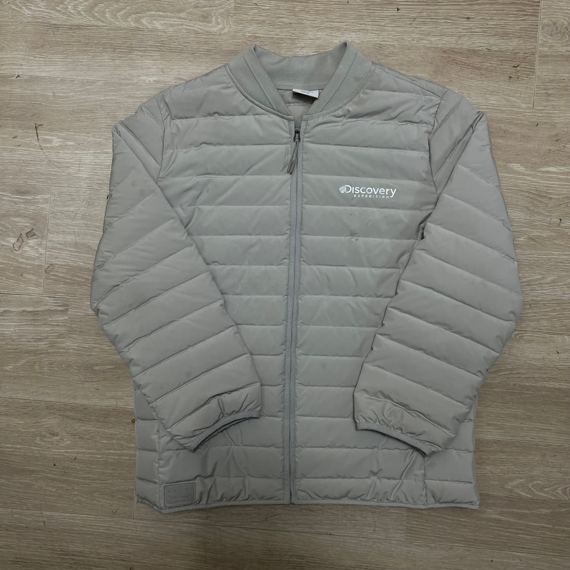 디스커버리 키즈 구스다운 경량패딩 점퍼 [베이지] 150 상품이미지1