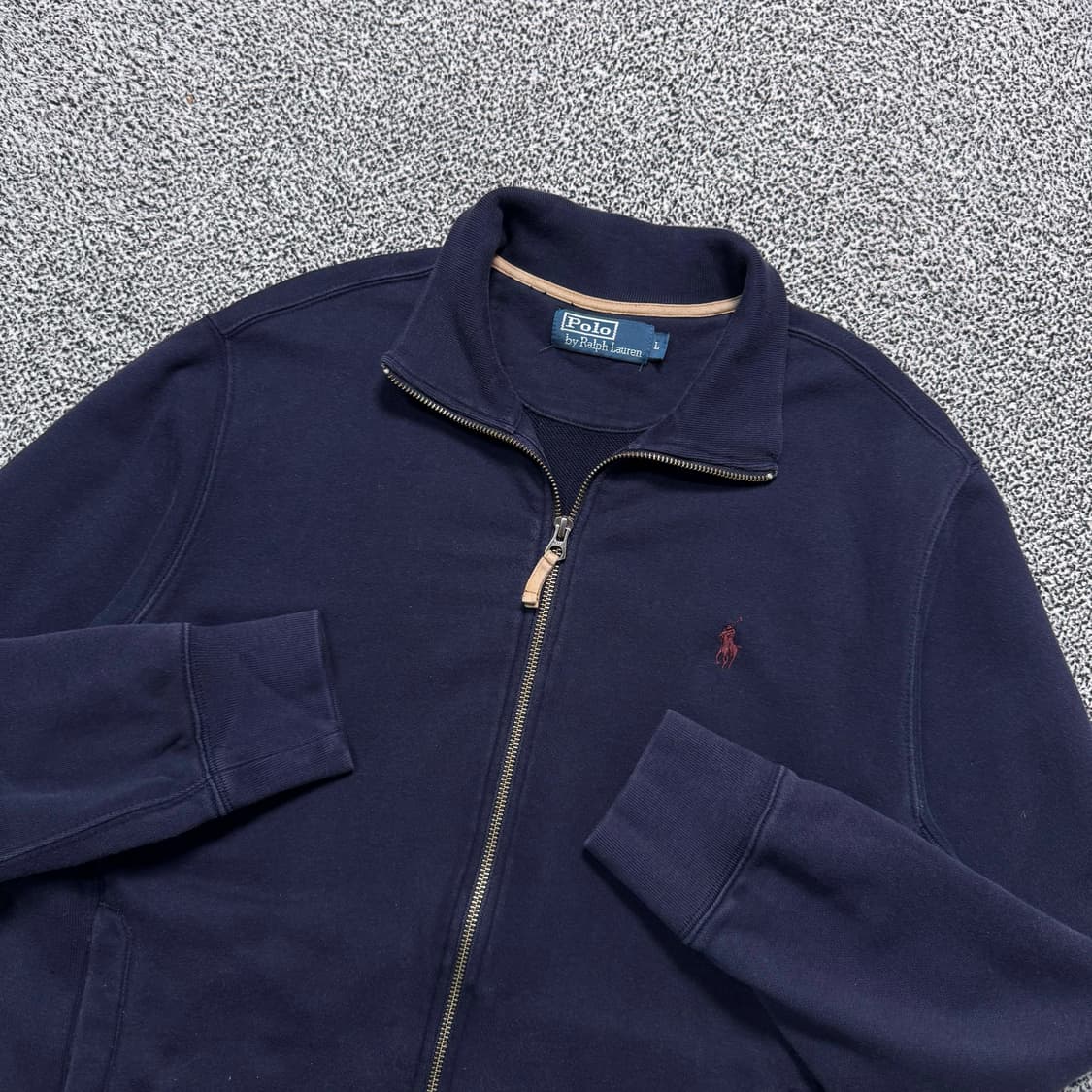 Name : 폴로 랄프로렌 시그니처로고 네이비컬러 코튼집업 :)  상품이미지3
