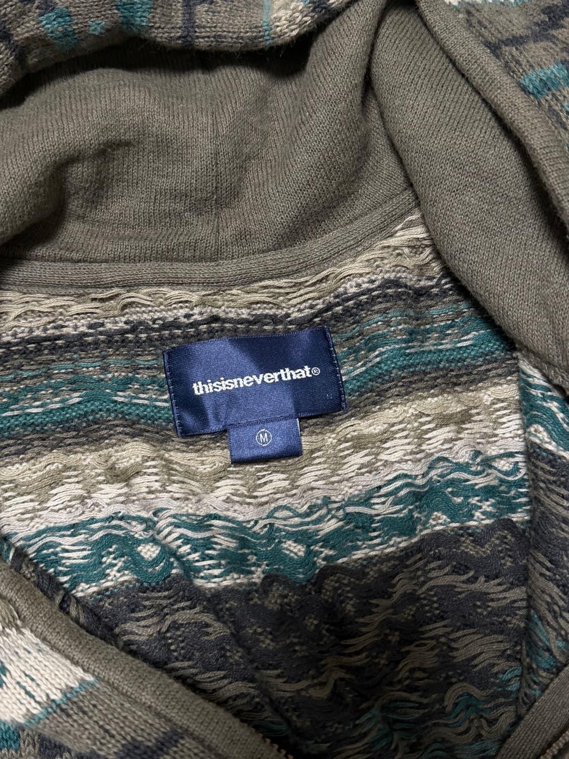 디스이즈네버댓 후드 집업 니트 Hooded Zip Up Sweater B 상품이미지7