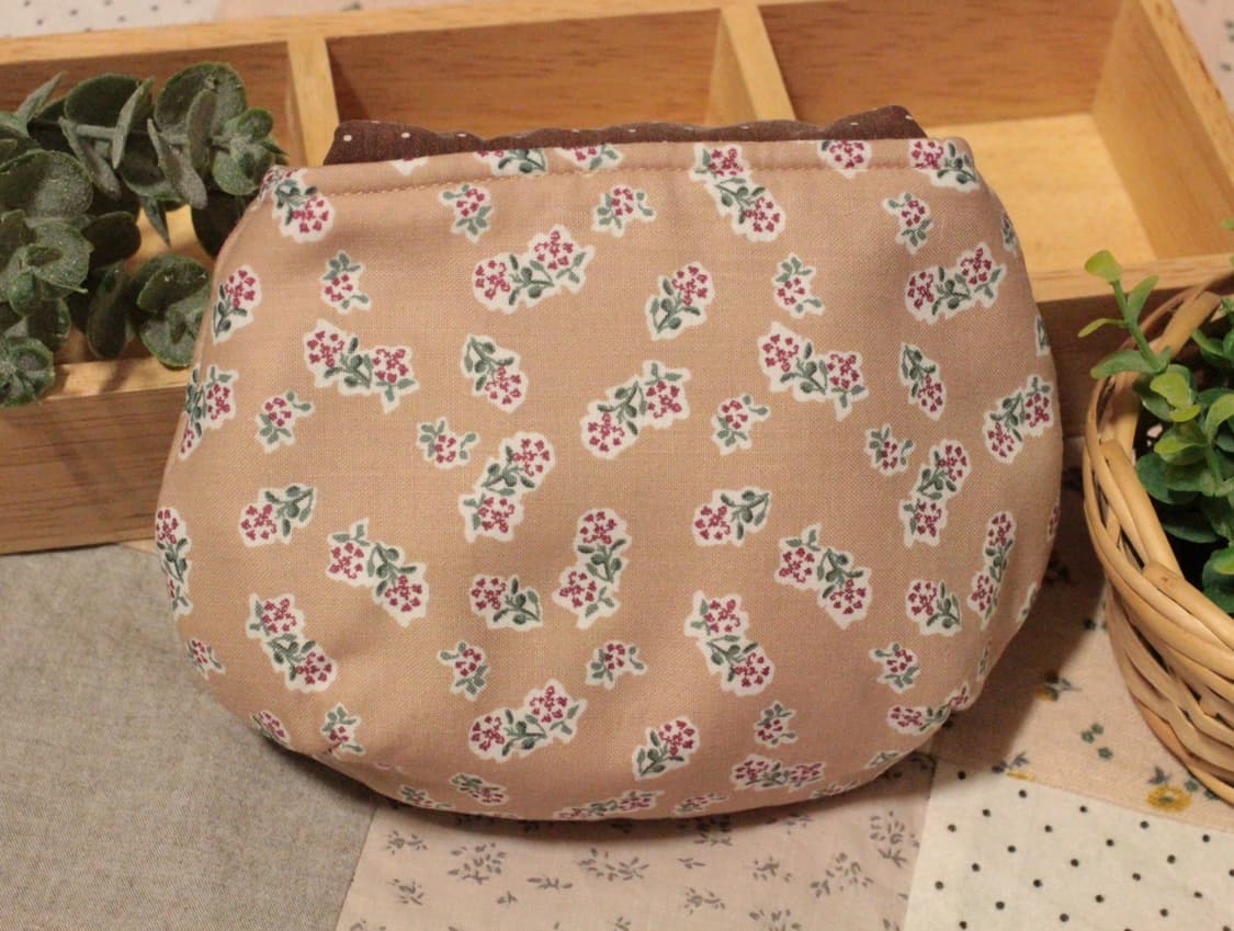 핸드메이드 베이지 다트 파우치 상품이미지6