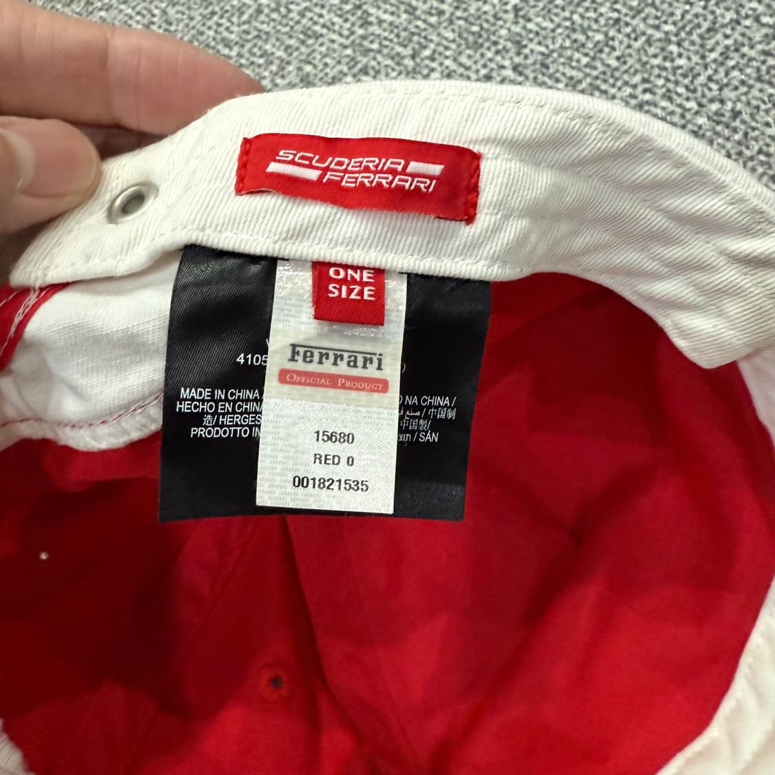 F 페라리 Ferrari F1 정품 볼캡 모자 상품이미지8