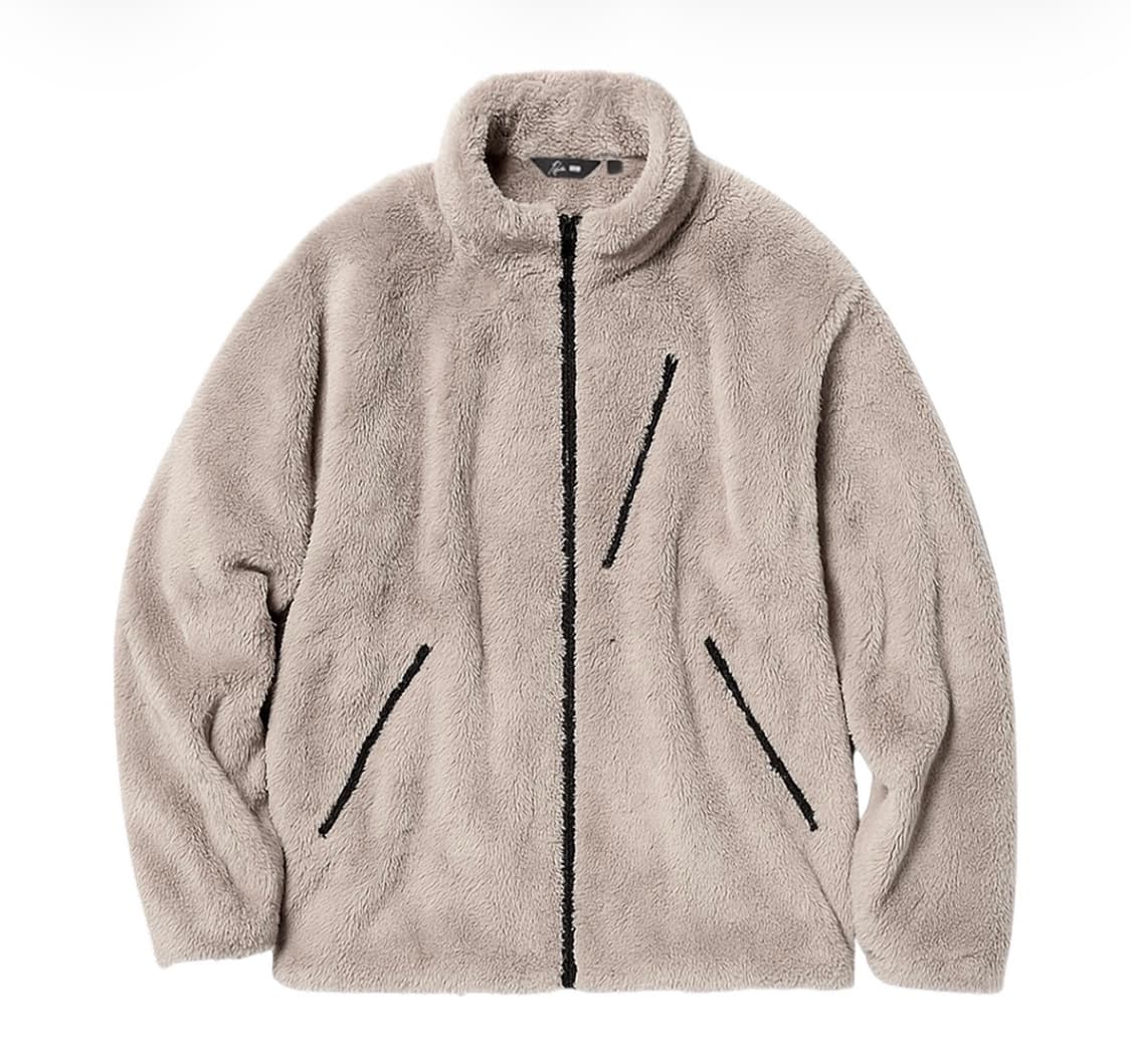 유니클로 x 니들스 플리스 자켓 베이지 XL - JP 상품이미지1