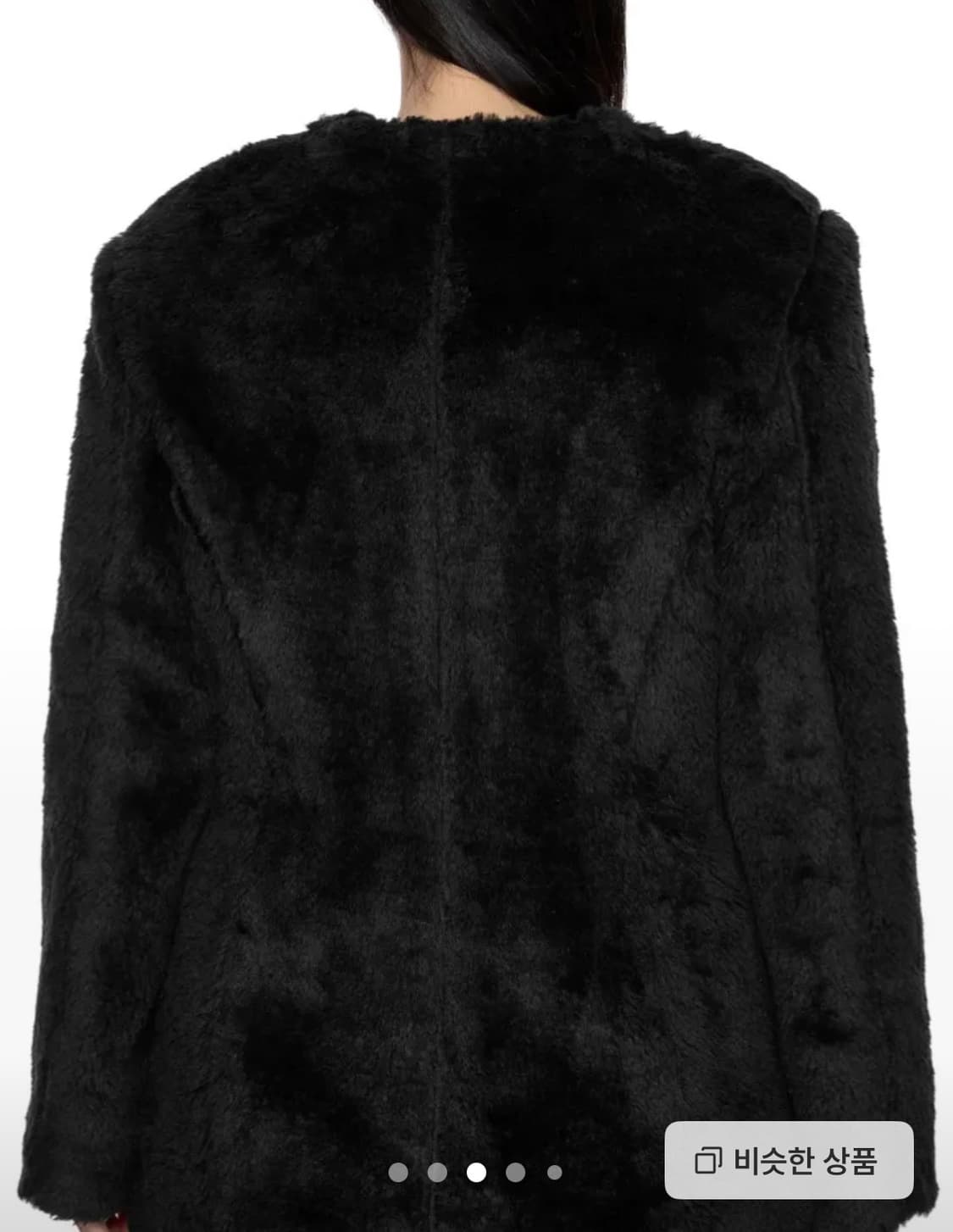 포르테나 페이 비건 퍼 재킷 상품이미지3