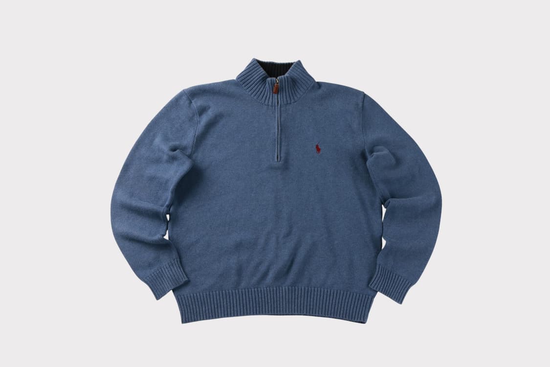 [M] 폴로 랄프로렌 반집업 니트 상품이미지1