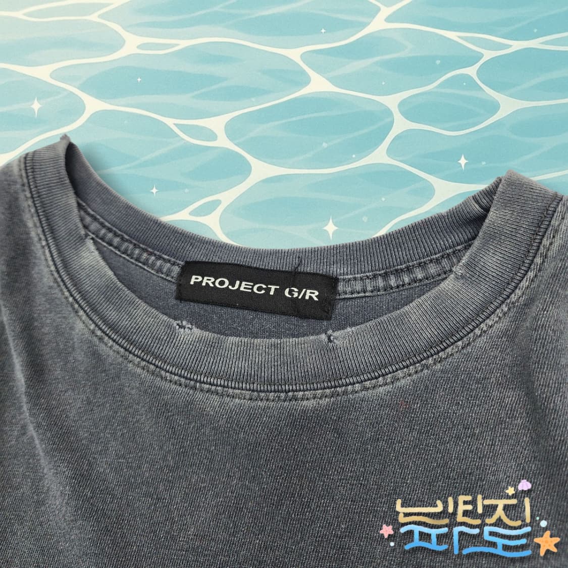 F PROJECT G/R 선데이 스쿨 빈티지 워싱 반팔티 상품이미지4
