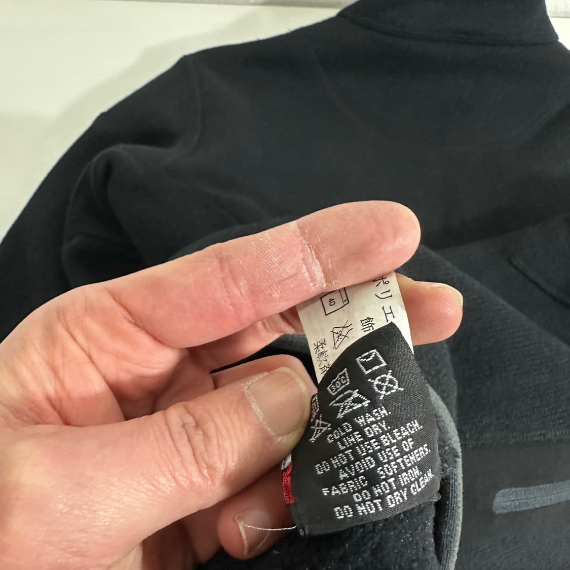 우먼XS-S 아크테릭스 블랙 팔로고 폴라텍 플리스 집업 자켓 상품이미지9